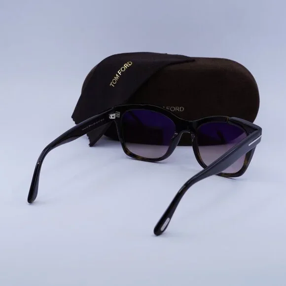 Final Price! Tom Ford Lauren-02 FT0614 52F Havana/Brown Sunglasses